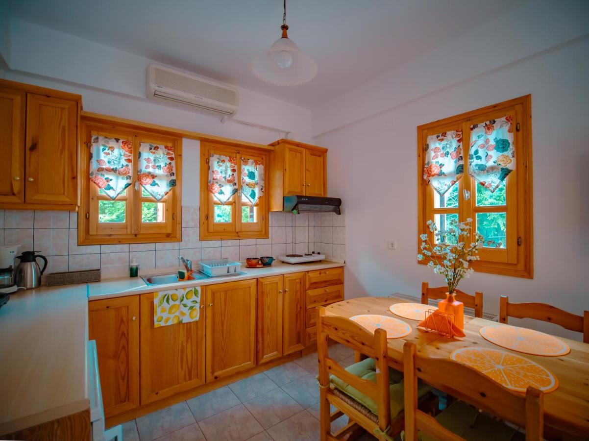 Orange House For Big Families In Damouchari - Delicious Houses Zewnętrze zdjęcie
