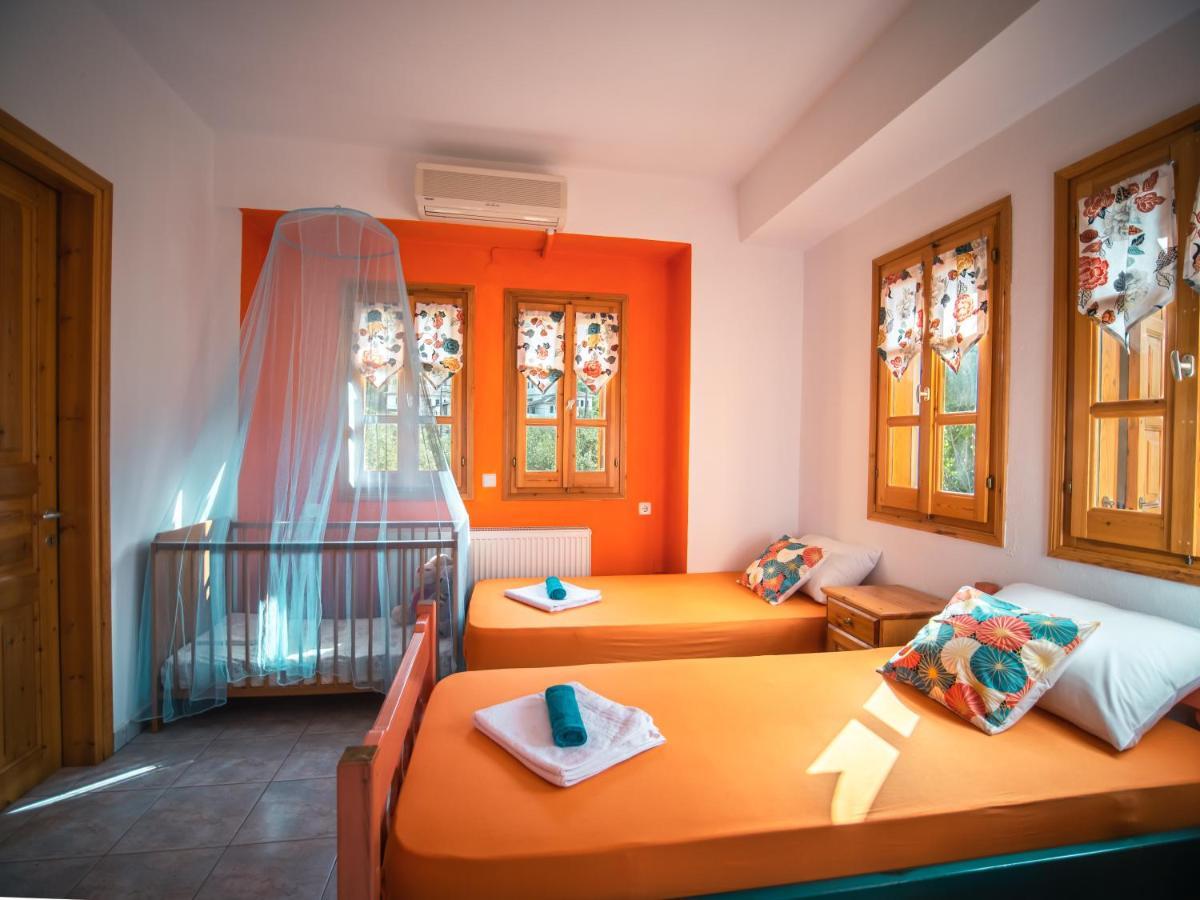 Orange House For Big Families In Damouchari - Delicious Houses Zewnętrze zdjęcie