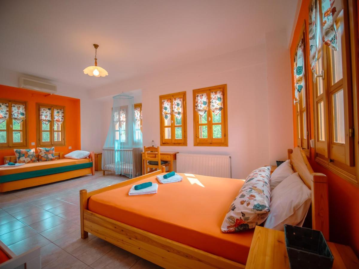 Orange House For Big Families In Damouchari - Delicious Houses Zewnętrze zdjęcie
